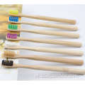 Eco-vriendelijk verpakte aparte dozen bamboe tandenborstel